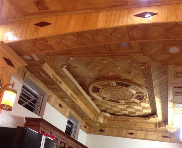 trần gỗ tự nhiên