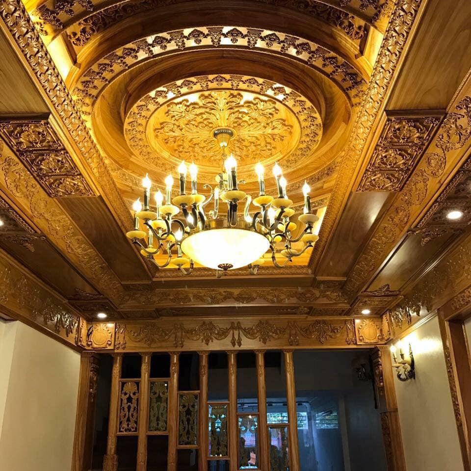 trần gỗ xoan tại Ninh Bình