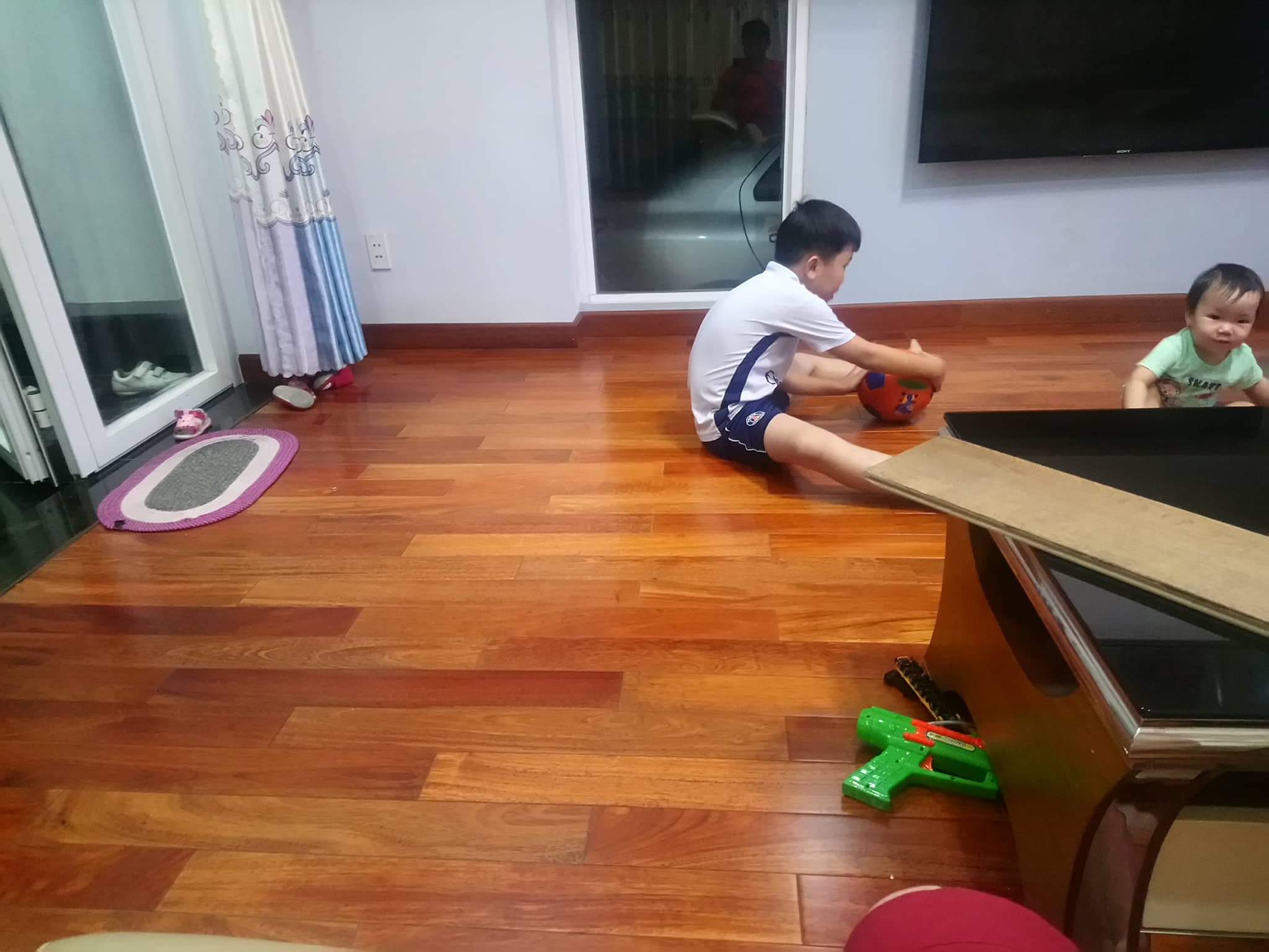 sàn  gỗ gõ đỏ tại nam định đẹp nhất