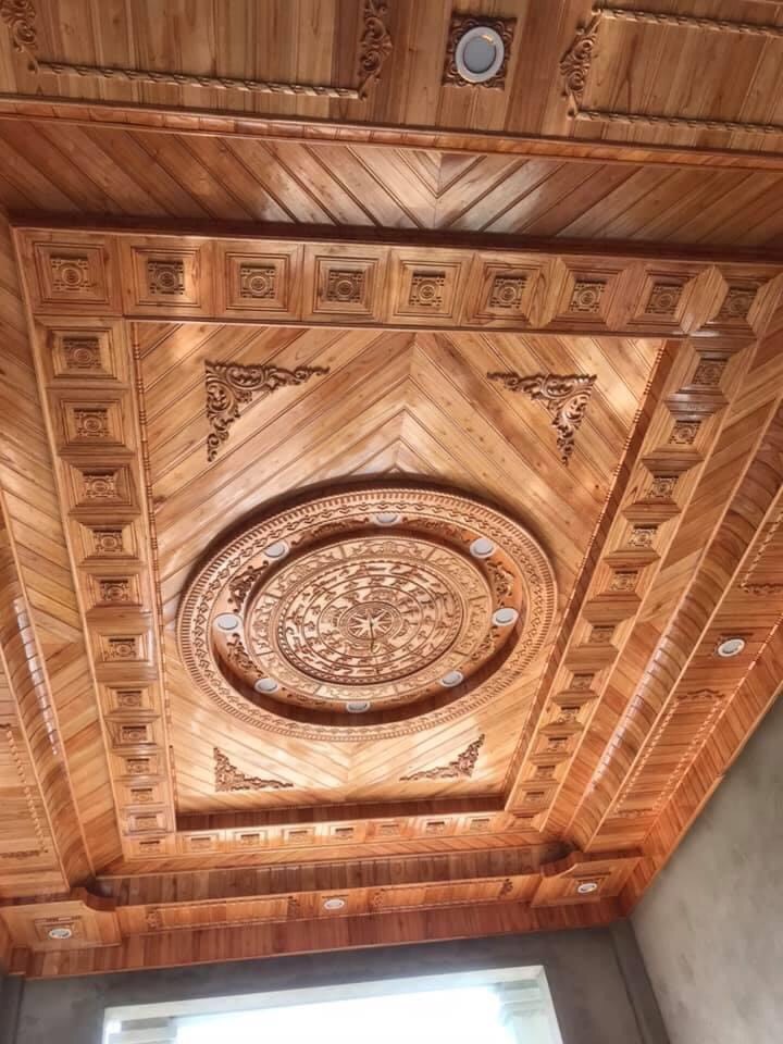 trần gỗ xoan Nam Định đẹp nhất