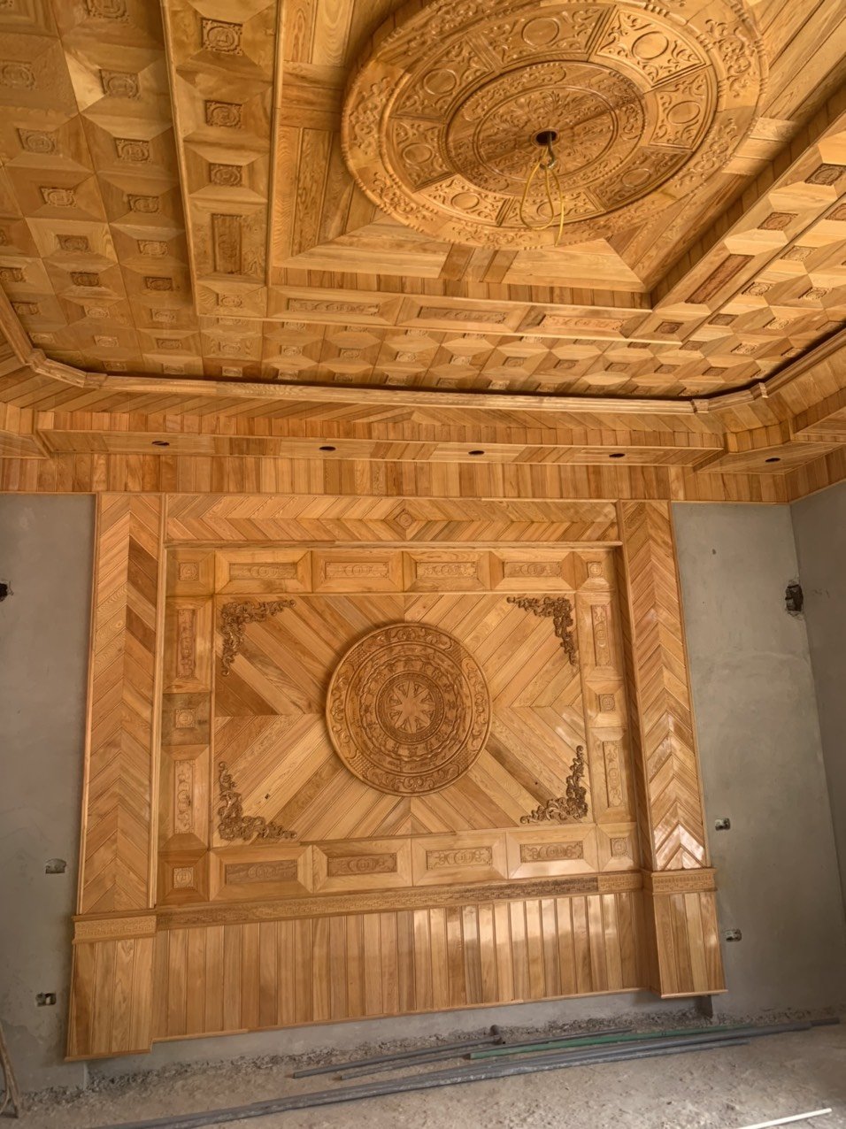 Trần gỗ xoan tại Thanh hóa 2