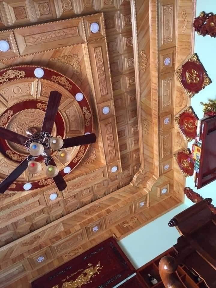 trần gỗ xoan Gia Viễn