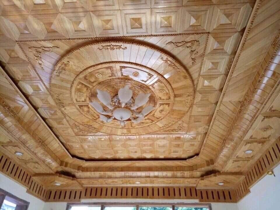 trần gỗ tự nhiên