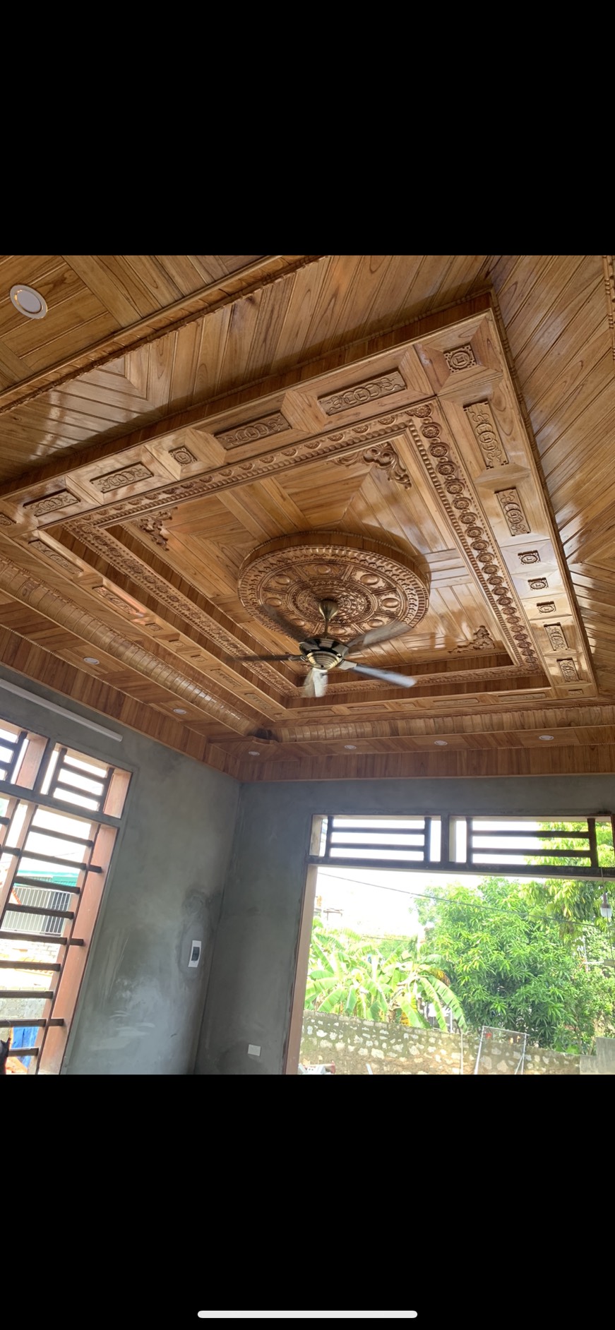 trần gỗ xoan Thái Nguyên 