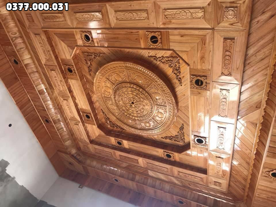 mẫu trần gỗ xoan tại Hải Phòng giá rẻ