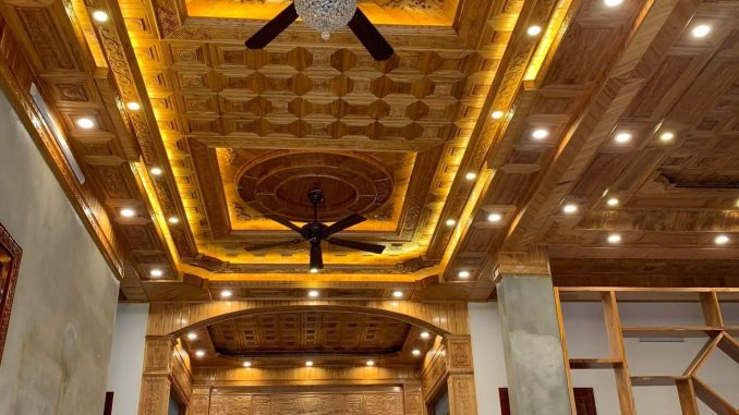 Lắp đặt trần gỗ tại Huế giá rẻ