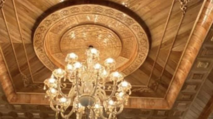 Mẫu thi công trần gỗ xoan đẹp