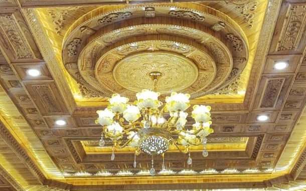 Trần gỗ xoan tại Kiến Xương Thái Bình