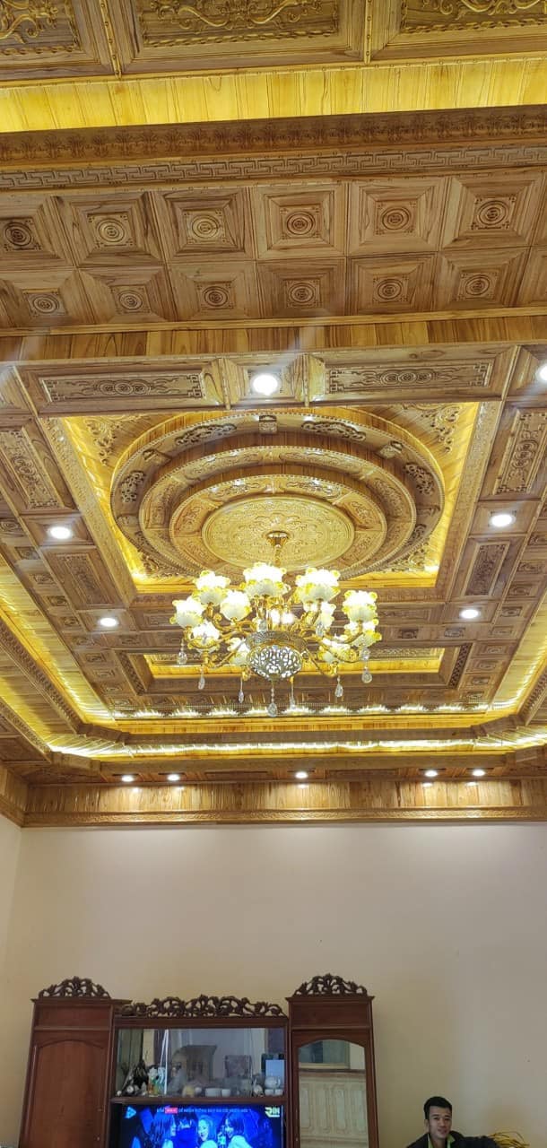 Trần gỗ xoan tại Kiến Xương Thái Bình 