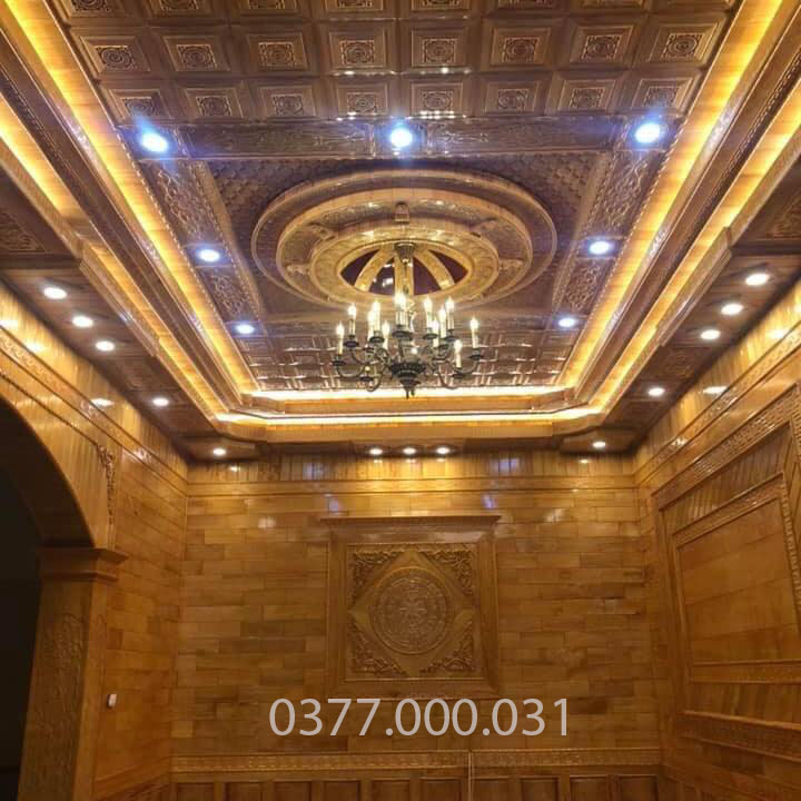 trần gỗ Gõ đỏ Ninh Bình 