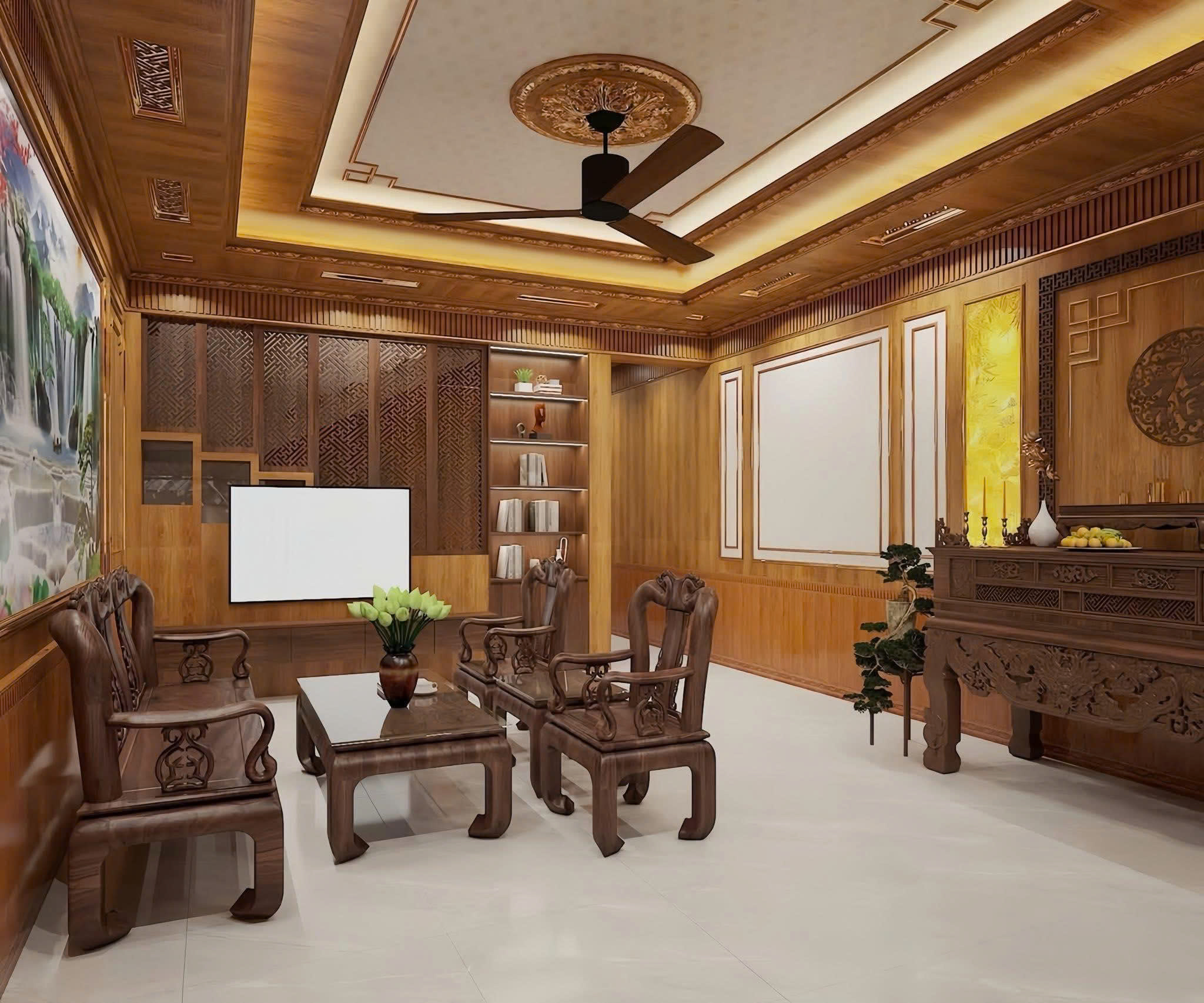 trần nhựa nano Ninh Bình