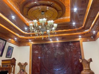 Thi công trần gỗ tại Bắc Ninh