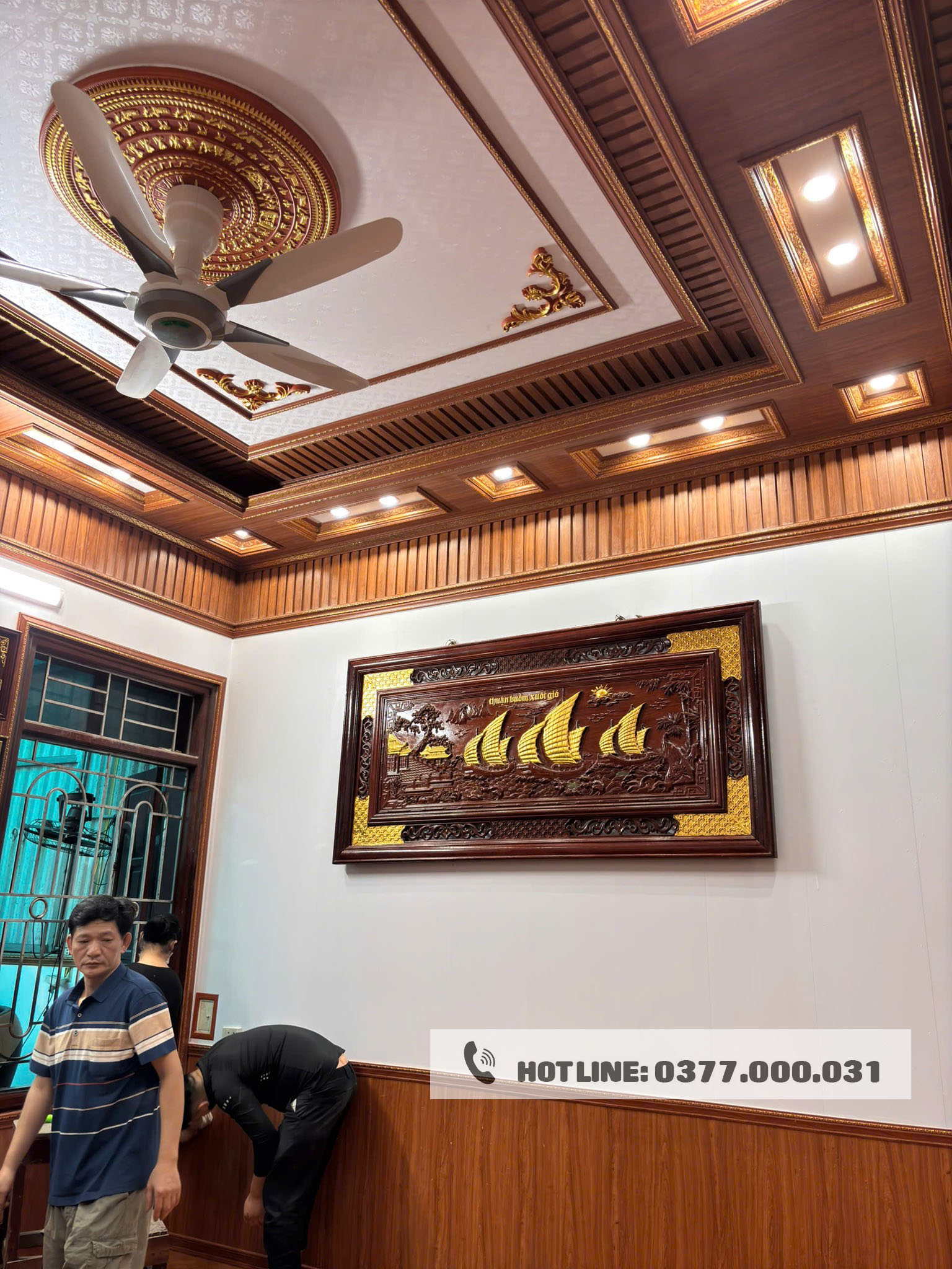 trần nhựa nano cho nhà cũ