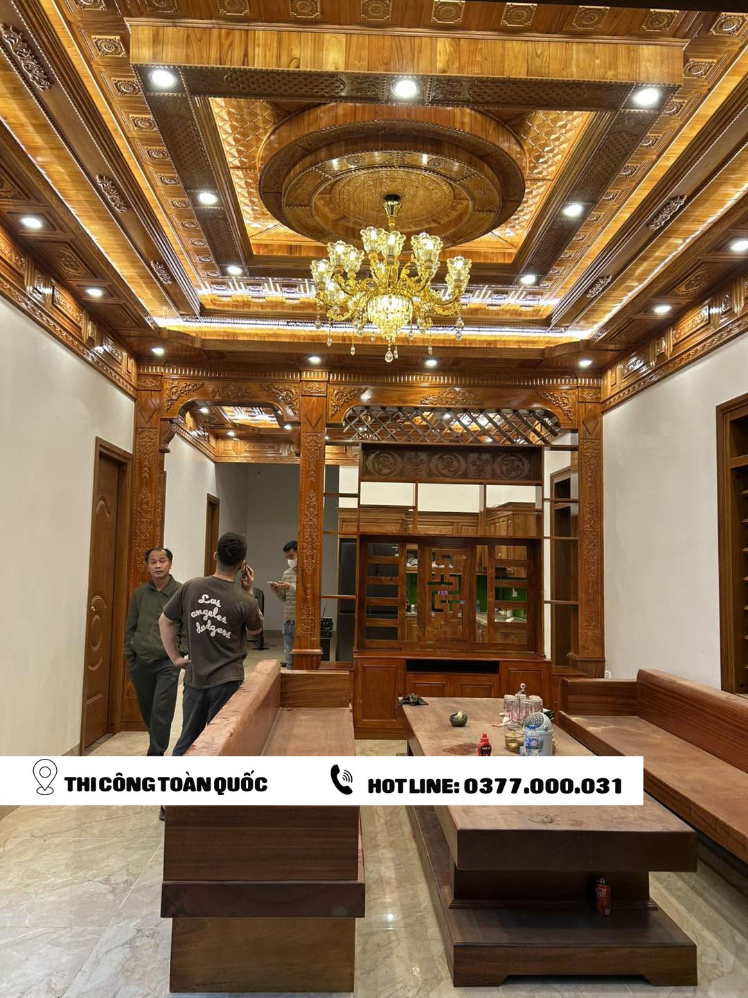 trần gỗ Pơ Mu Hưng Yên
