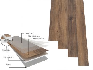 sàn nhựa hèm khóa 4 ly