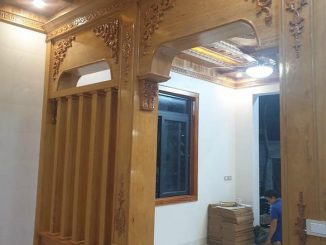 Lắp đặt trần gỗ tại An Dương Hải Phòng