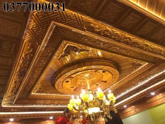 Thi công trần pơ mu tại Thanh Khê Đà Nẵng