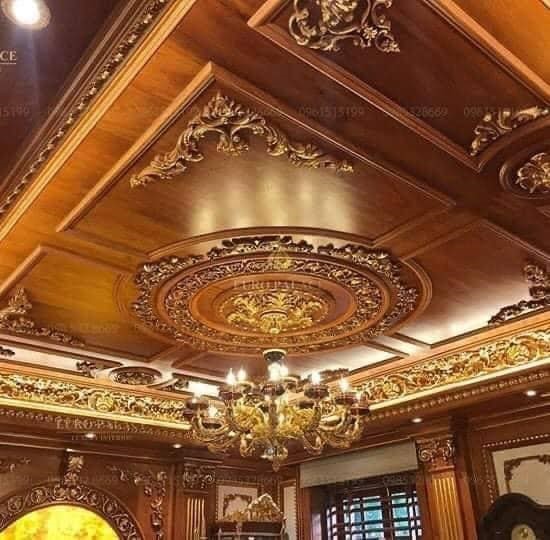 mẫu trần gỗ Thái Nguyên đẹp nhất 