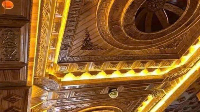 Hoàn thiện trần gỗ xoan tại Gia Viễn