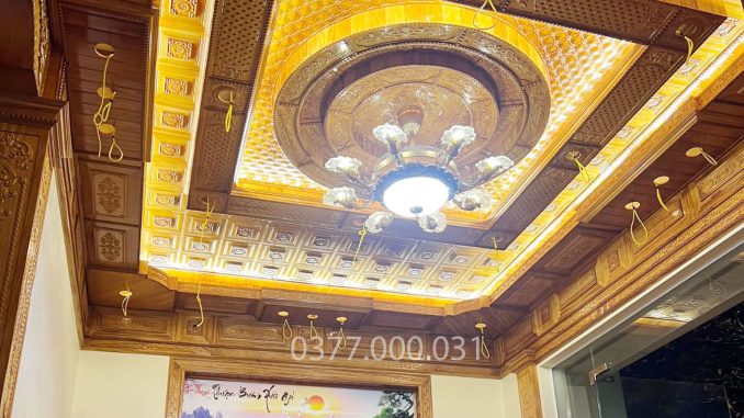 Trần gỗ Pơ mu
