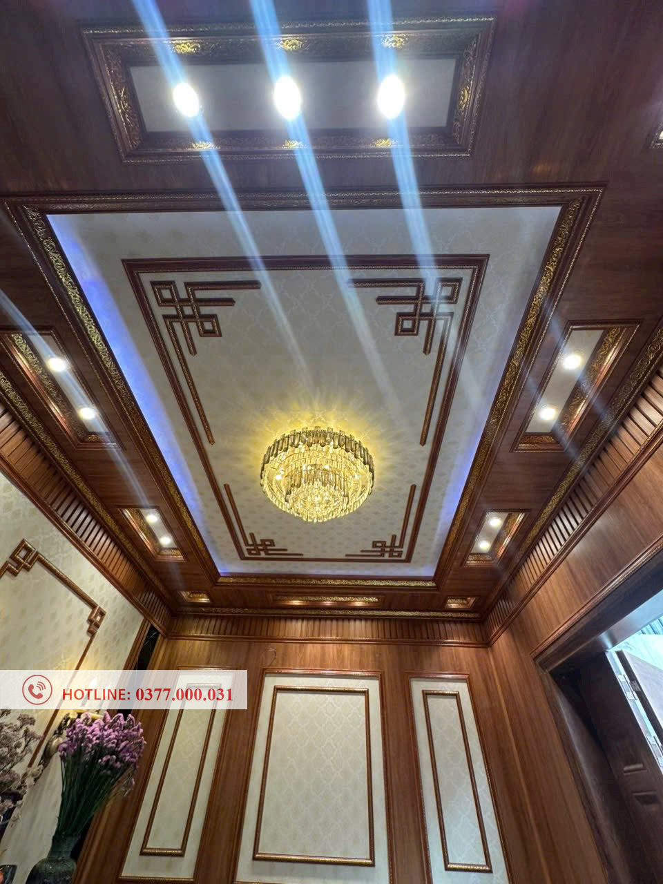 Ốp trần, tường nhựa nano 