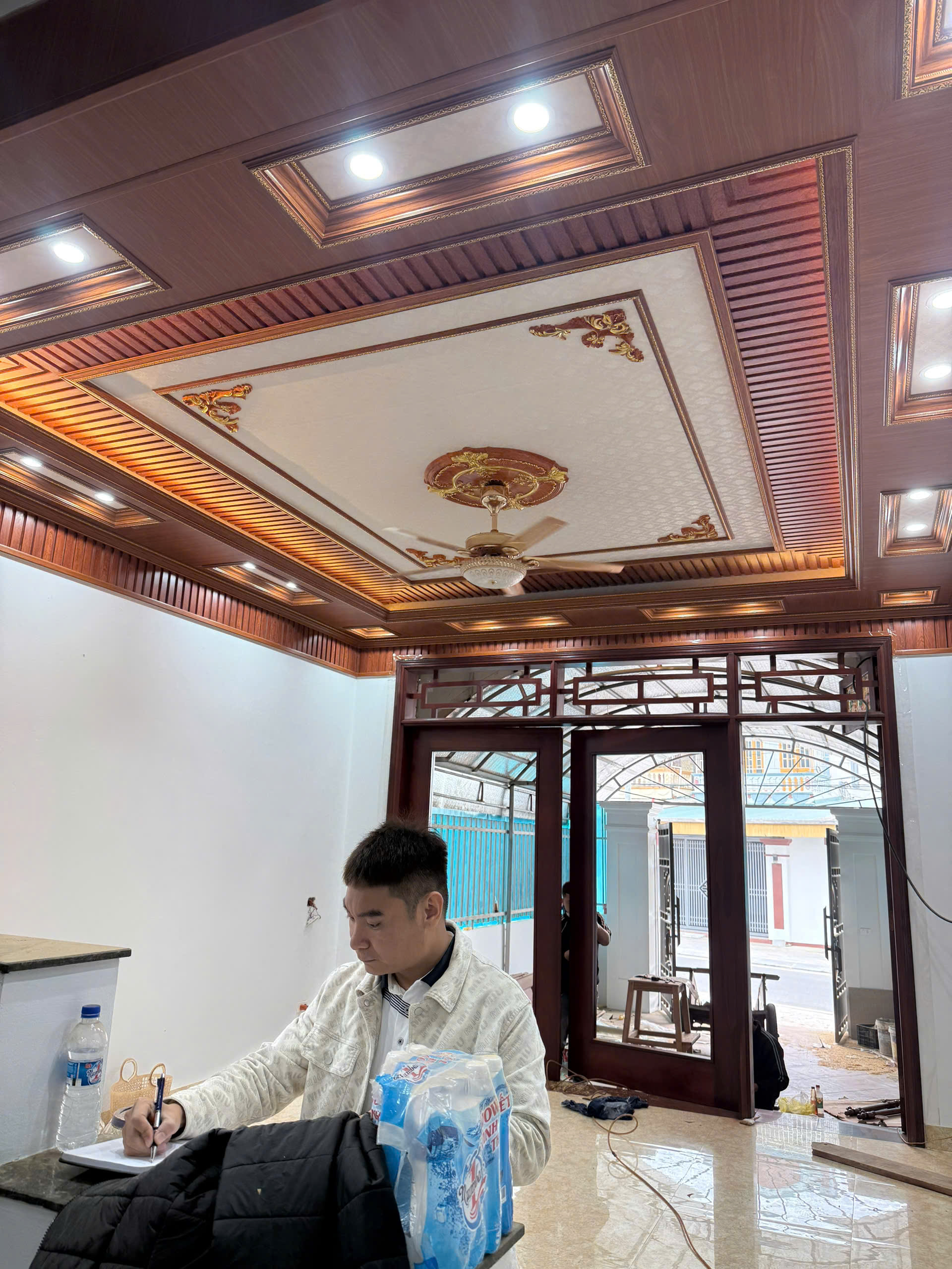 Công trình trần nhựa nano nhà anh Liệu - Bắc Giang