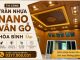 Trần nhựa nano Vân gỗ Hòa Bình đẹp