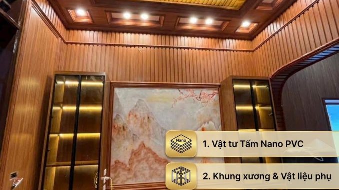 Làm trần nhựa nano bao gồm những chi phí gì?